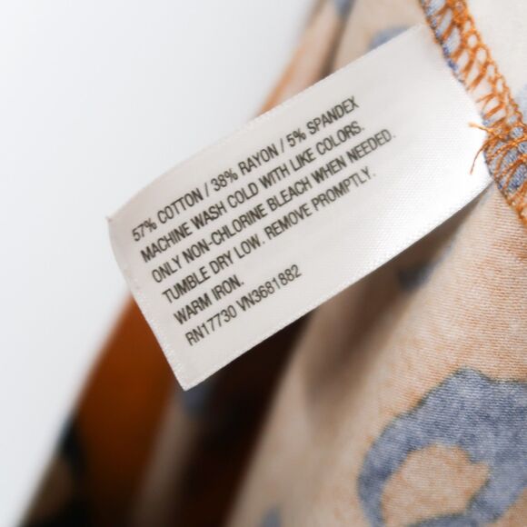 3.1 Phillip Lim Target Ruched Short Dress Size Small Orange Blue Cheetah Print - Picture 5 of 7